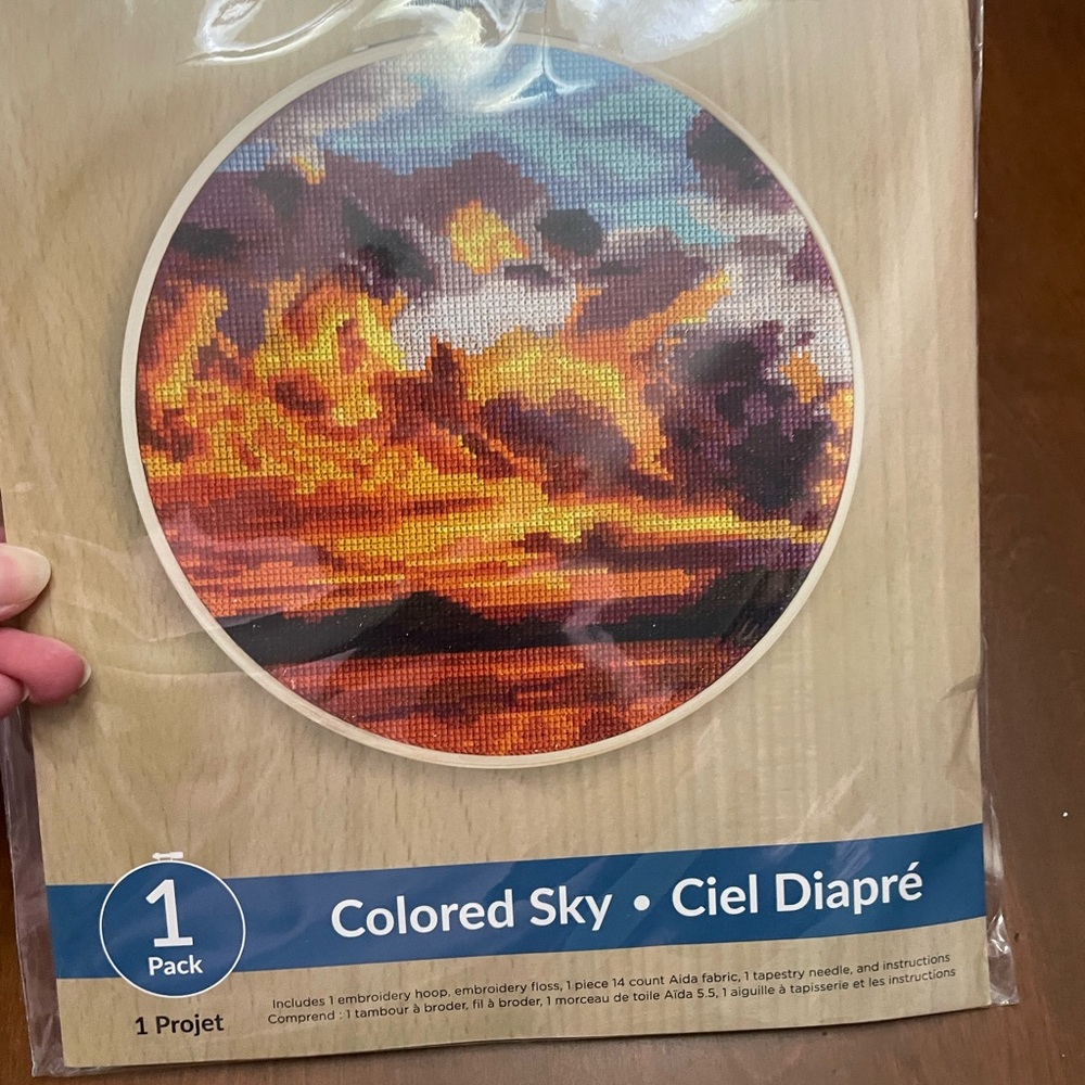 Colored Sky Embroidery Kit